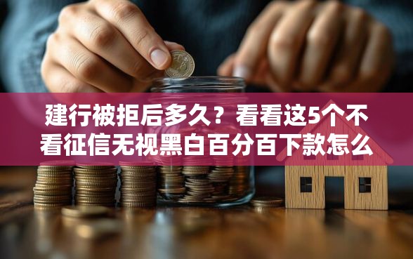 建行被拒后多久？看看这5个不看征信无视黑白百分百下款怎么样
