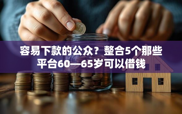 容易下款的公众？整合5个那些平台60—65岁可以借钱