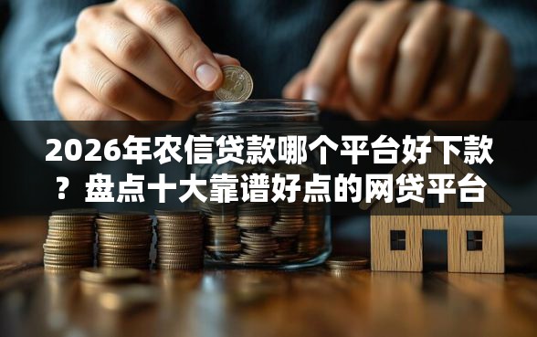 2026年农信贷款哪个平台好下款？盘点十大靠谱好点的网贷平台