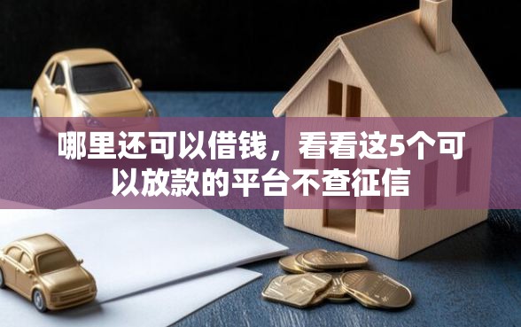 哪里还可以借钱,看看这5个可以放款的平台不查征信 哪里还可以借钱,看看这5个可以放款的平台不查征信