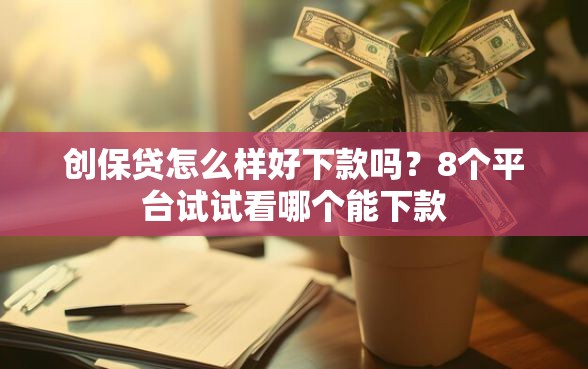 创保贷怎么样好下款吗？8个平台试试看哪个能下款