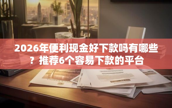 2026年便利现金好下款吗有哪些？推荐6个容易下款的平台