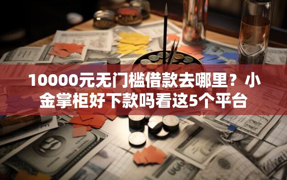10000元无门槛借款去哪里？小金掌柜好下款吗看这5个平台