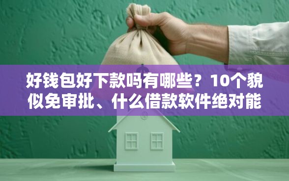 好钱包好下款吗有哪些？10个貌似免审批、什么借款软件绝对能借到钱合集