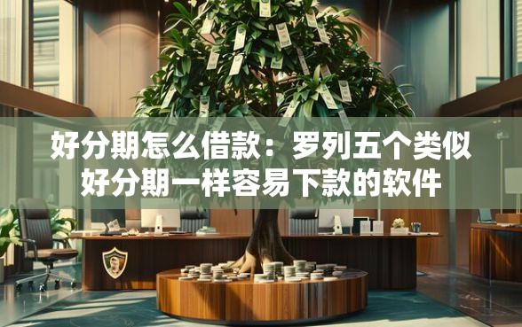 好分期怎么借款：罗列五个类似好分期一样容易下款的软件