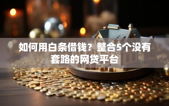 如何用白条借钱？整合5个没有套路的网贷平台