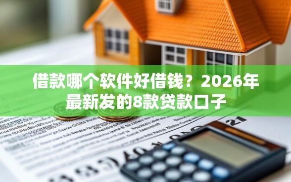 借款哪个软件好借钱？2026年最新发的8款贷款口子