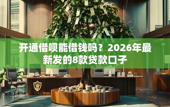 开通借呗能借钱吗？2026年最新发的8款贷款口子