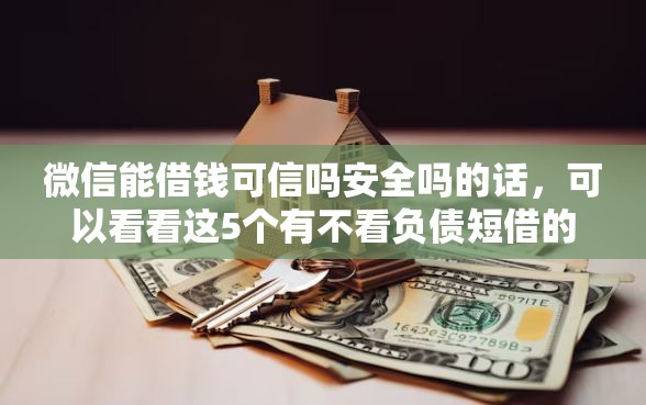 微信能借钱可信吗安全吗的话，可以看看这5个有不看负债短借的平台