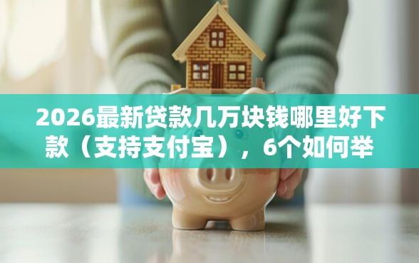 2026最新贷款几万块钱哪里好下款（支持支付宝），6个如何举报贷款平台无私分享