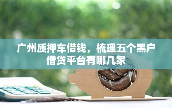 广州质押车借钱，梳理五个黑户借贷平台有哪几家