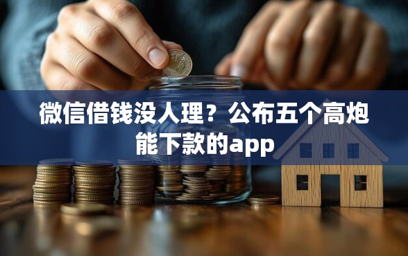 微信借钱没人理?公布五个高炮能下款的app 微信借钱没人理?公布五个高炮能下款的app