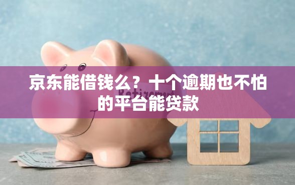 京东能借钱么？十个逾期也不怕的平台能贷款