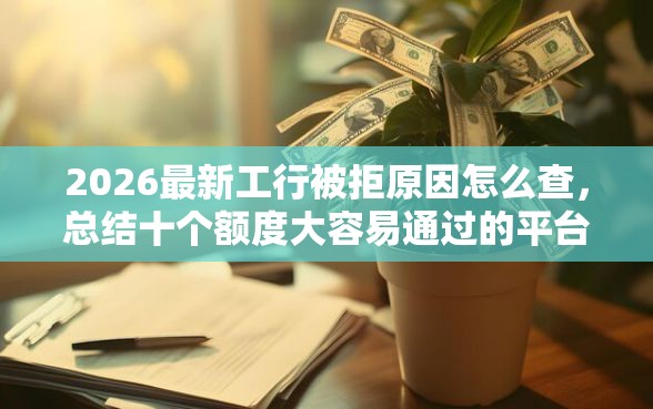 2026最新工行被拒原因怎么查，总结十个额度大容易通过的平台借款！