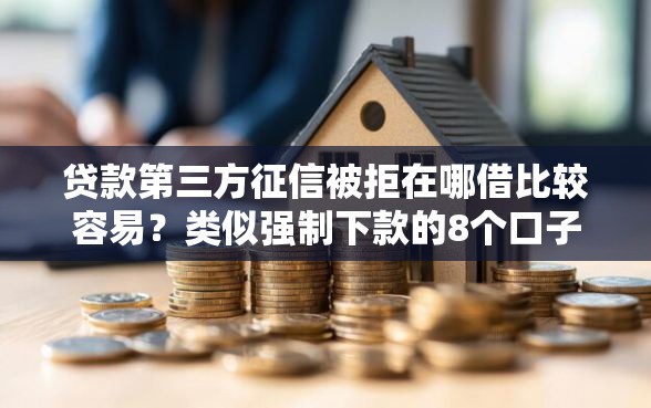 贷款第三方征信被拒在哪借比较容易？类似强制下款的8个口子参考