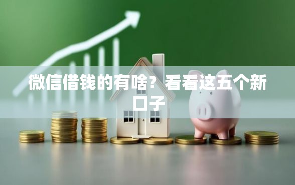 微信借钱的有啥？看看这五个新口子