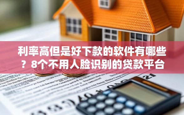利率高但是好下款的软件有哪些？8个不用人脸识别的贷款平台推荐给你
