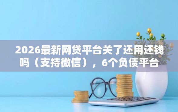 2026最新网贷平台关了还用还钱吗（支持微信），6个负债平台可以借钱无私分享