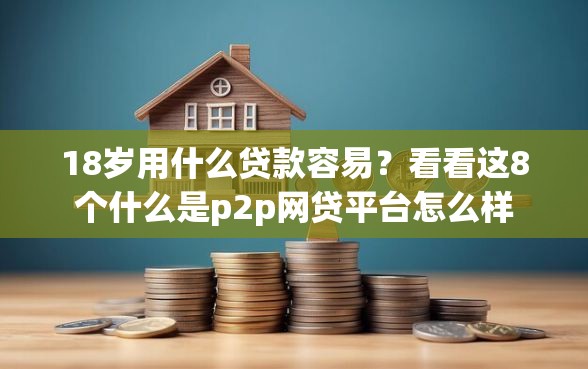 18岁用什么贷款容易？看看这8个什么是p2p网贷平台怎么样
