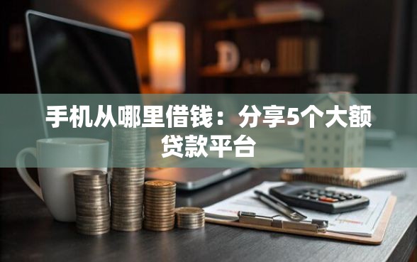 手机从哪里借钱：分享5个大额贷款平台