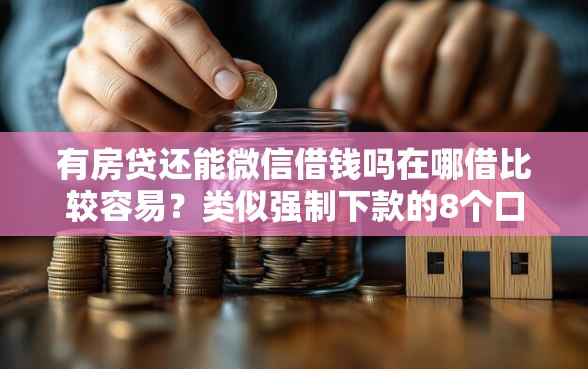 有房贷还能微信借钱吗在哪借比较容易？类似强制下款的8个口子参考