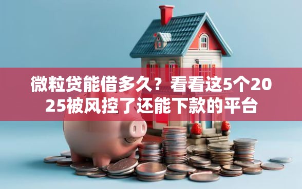 微粒贷能借多久？看看这5个2025被风控了还能下款的平台