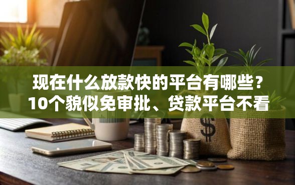 现在什么放款快的平台有哪些？10个貌似免审批、贷款平台不看征信不看逾期合集