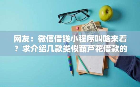 网友：微信借钱小程序叫啥来着？求介绍几款类似葫芦花借款的平台