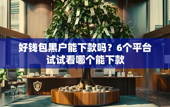 好钱包黑户能下款吗？6个平台试试看哪个能下款