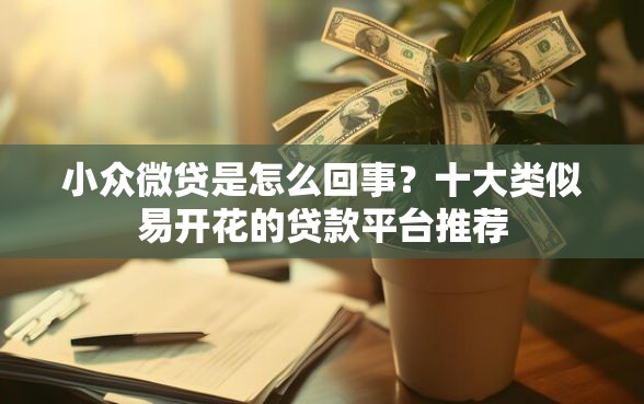 小众微贷是怎么回事？十大类似易开花的贷款平台推荐