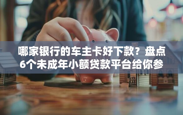哪家银行的车主卡好下款？盘点6个未成年小额贷款平台给你参考