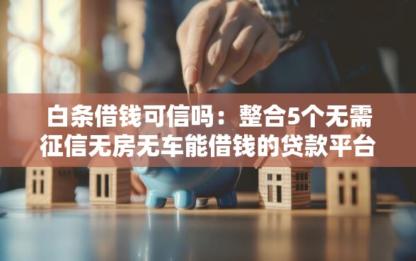 白条借钱可信吗：整合5个无需征信无房无车能借钱的贷款平台