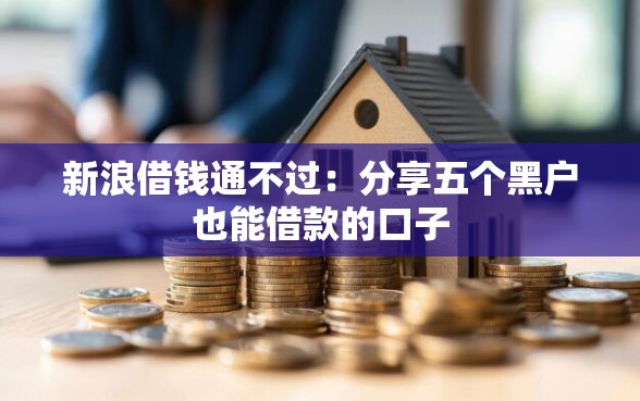新浪借钱通不过：分享五个黑户也能借款的口子