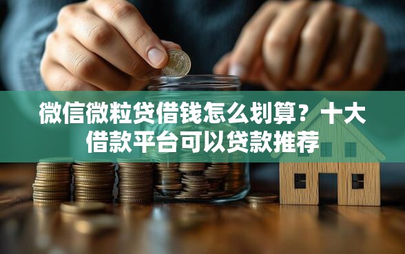 微信微粒贷借钱怎么划算？十大借款平台可以贷款推荐