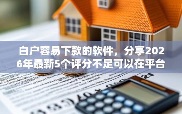 白户容易下款的软件，分享2026年最新5个评分不足可以在平台借钱