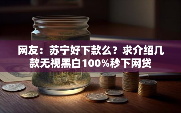网友：苏宁好下款么？求介绍几款无视黑白100%秒下网贷