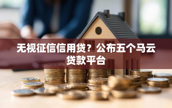 无视征信信用贷？公布五个马云贷款平台