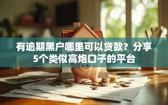 有逾期黑户哪里可以贷款？分享5个类似高炮口子的平台