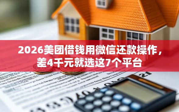 2026美团借钱用微信还款操作，差4千元就选这7个平台