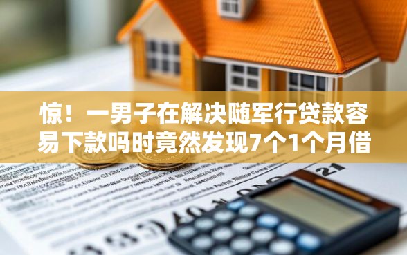 惊！一男子在解决随军行贷款容易下款吗时竟然发现7个1个月借款平台不看征信，事后分享了出来