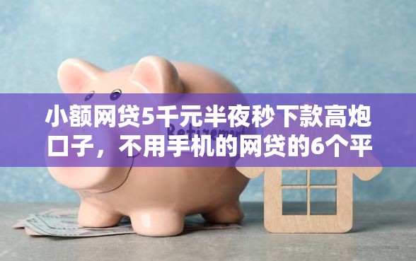 小额网贷5千元半夜秒下款高炮口子，不用手机的网贷的6个平台介绍