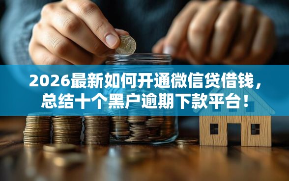 2026最新如何开通微信贷借钱，总结十个黑户逾期下款平台！