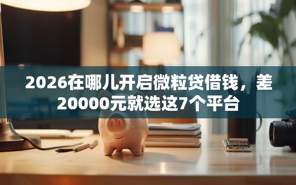 2026在哪儿开启微粒贷借钱，差20000元就选这7个平台