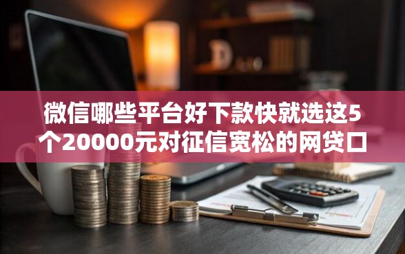 微信哪些平台好下款快就选这5个20000元对征信宽松的网贷口子