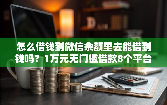 怎么借钱到微信余额里去能借到钱吗？1万元无门槛借款8个平台推荐