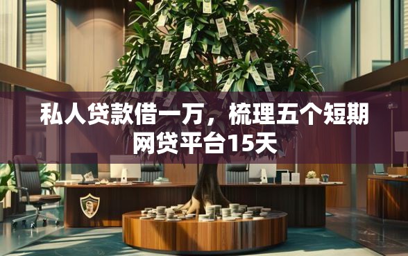 私人贷款借一万，梳理五个短期网贷平台15天