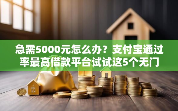 急需5000元怎么办？支付宝通过率最高借款平台试试这5个无门槛平台