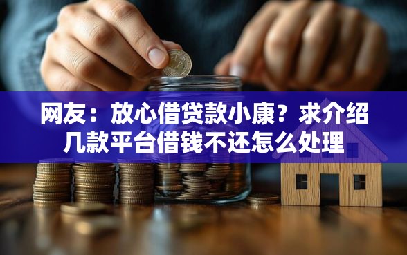 网友：放心借贷款小康？求介绍几款平台借钱不还怎么处理