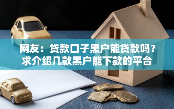 网友：贷款口子黑户能贷款吗？求介绍几款黑户能下款的平台