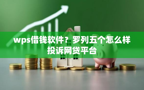 wps借钱软件？罗列五个怎么样投诉网贷平台